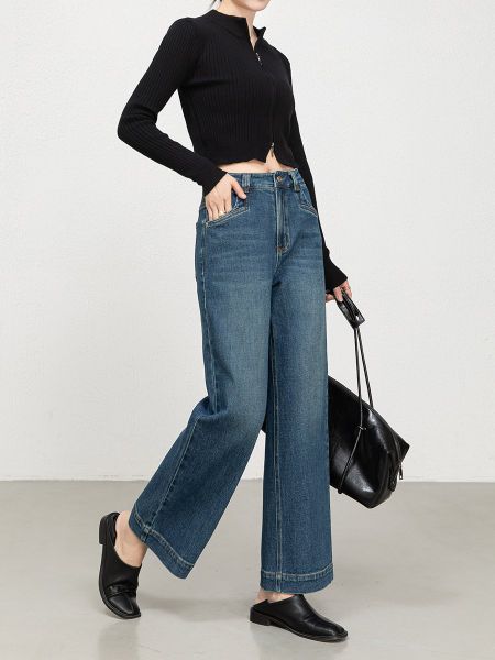  Q344-Quần Jeans Lụa Mềm Mại Kiểu Hàn Quốc 