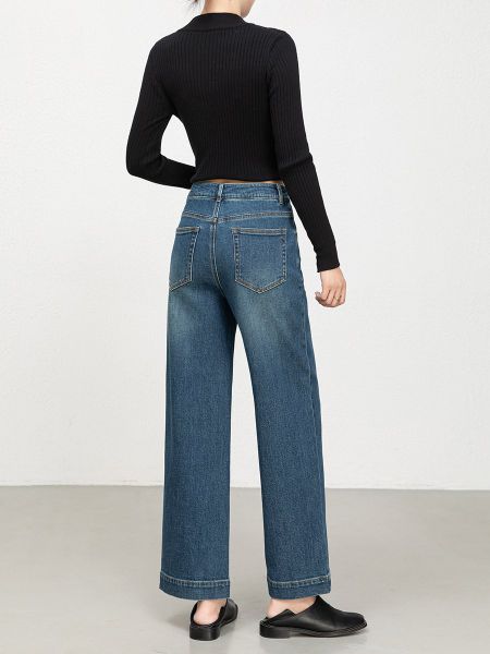  Q344-Quần Jeans Lụa Mềm Mại Kiểu Hàn Quốc 