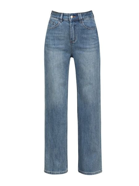  Q358-Quần Jeans Ống Đứng Co Dãn 4 Chiều 9 Tấc 