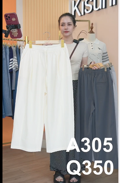  Q351- Quần Baggy Harem Xếp Ly 9 Tấc 