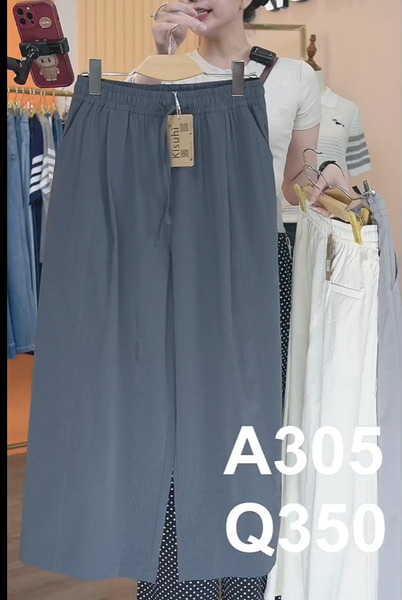  Q351- Quần Baggy Harem Xếp Ly 9 Tấc 