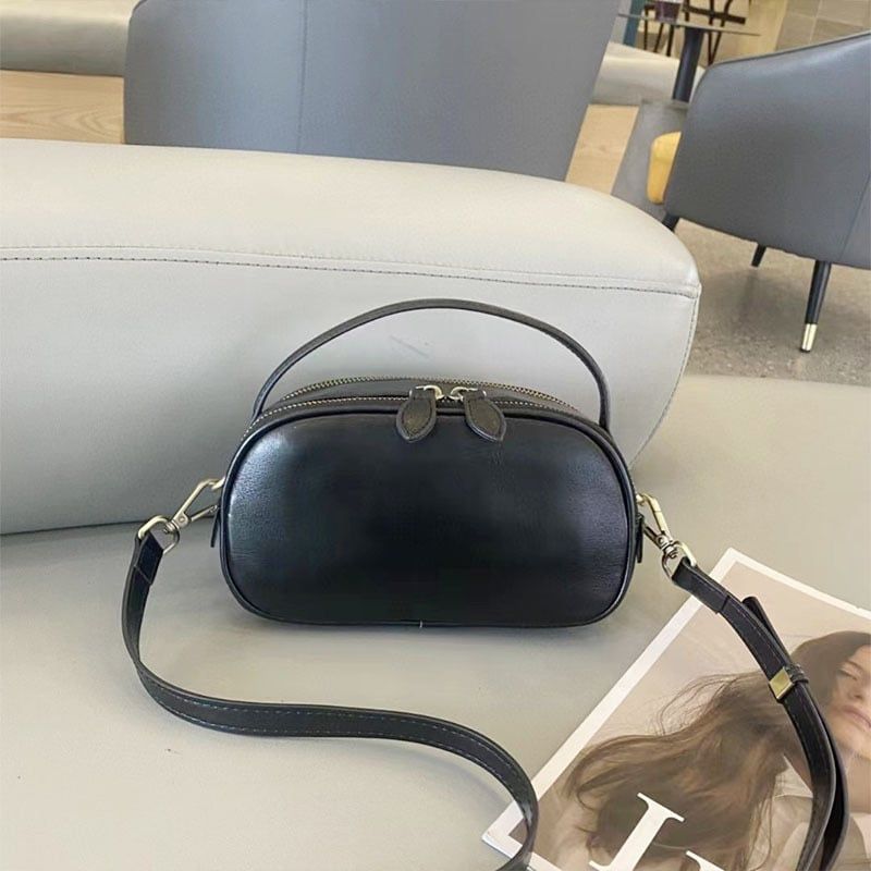  TX153-Túi Xách Da Thật Oval Tiện Dụng 