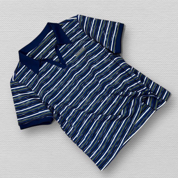  AT40-Áo Thun Sọc Cổ V 