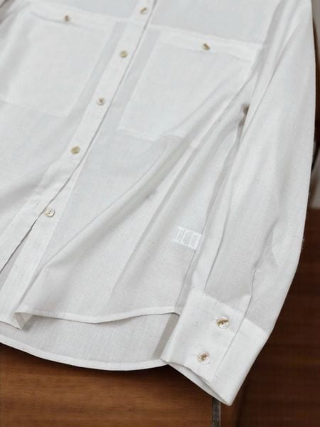  A716-Áo Sơ Mi Linen Tencel Tay Dài 