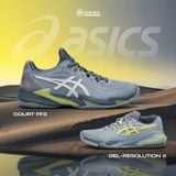 Asics Court FF 3 Grey Blue White - ảnh 9