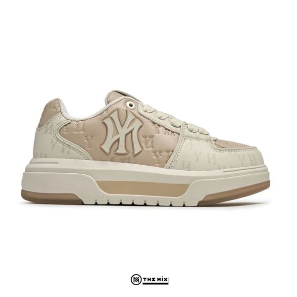 MLB Chunky Liner Embo Monogram Beige Gold