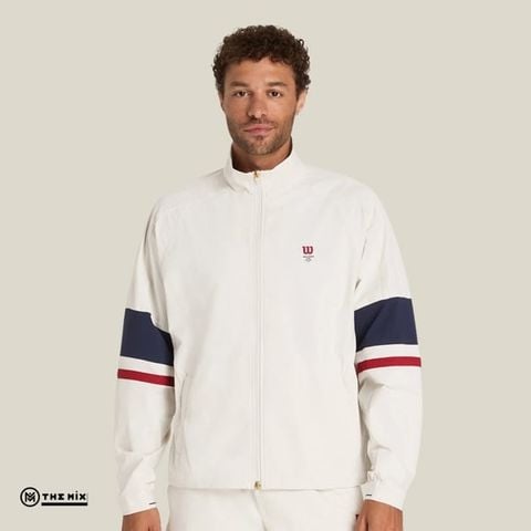 Wilson Tiebreaker Tennis Jacket Trắng