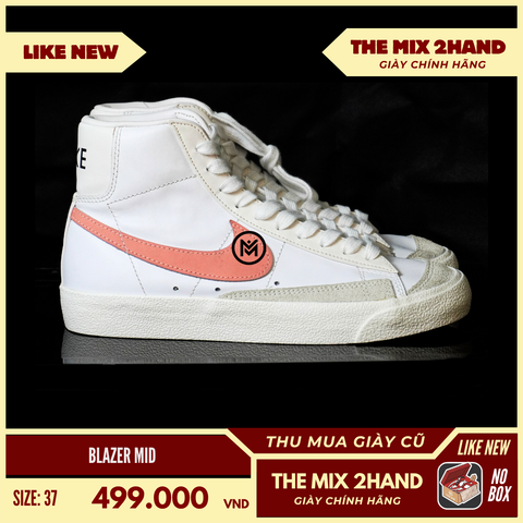 Nike Blazer Mid 77 White Pink - Size 37
