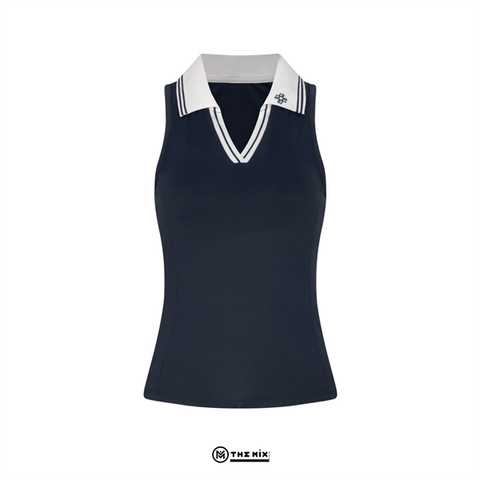 Áo Thể Thao PicknMix Lacy Top - Xanh Navy