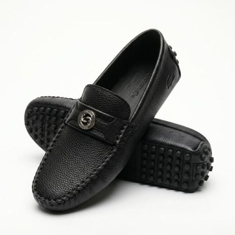 Lacoste Loafers Ansted Logo Tròn Black