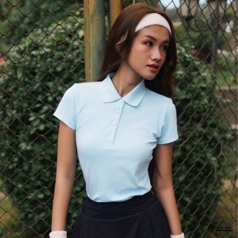 Áo Thể Thao Polo Nữ - Baby Blue