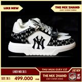 MLB Chuky Liner Mid Monogram Đen - Size 38.5 - ảnh 1
