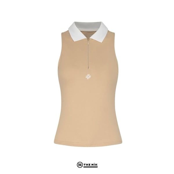 Áo thể thao nữ Mini Polo - Beige