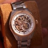 Đồng Hồ AF 9262D/02 - 40mm - White Gold Automatic Skeleton - ảnh 3