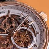 Đồng Hồ AF 9262D/02 - 40mm - White Gold Automatic Skeleton - ảnh 6
