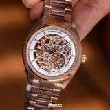 Đồng Hồ AF 9262D/02 - 40mm - White Gold Automatic Skeleton - ảnh 8