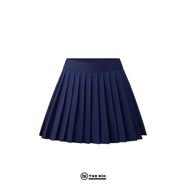Chân Váy Pleated Skirt Xếp Ly Nhỏ - Xanh Navy