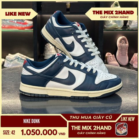 Nike Dunk Navy White - Size 42