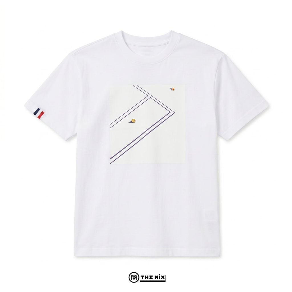 Áo Aura Club Baseline Boxy Tee - Trắng