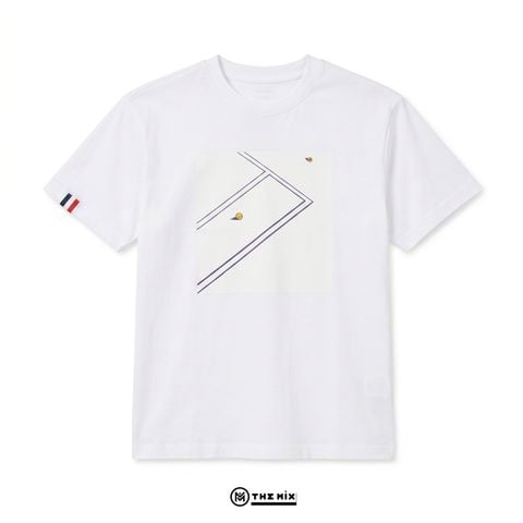 Áo Aura Club Baseline Boxy Tee - Trắng