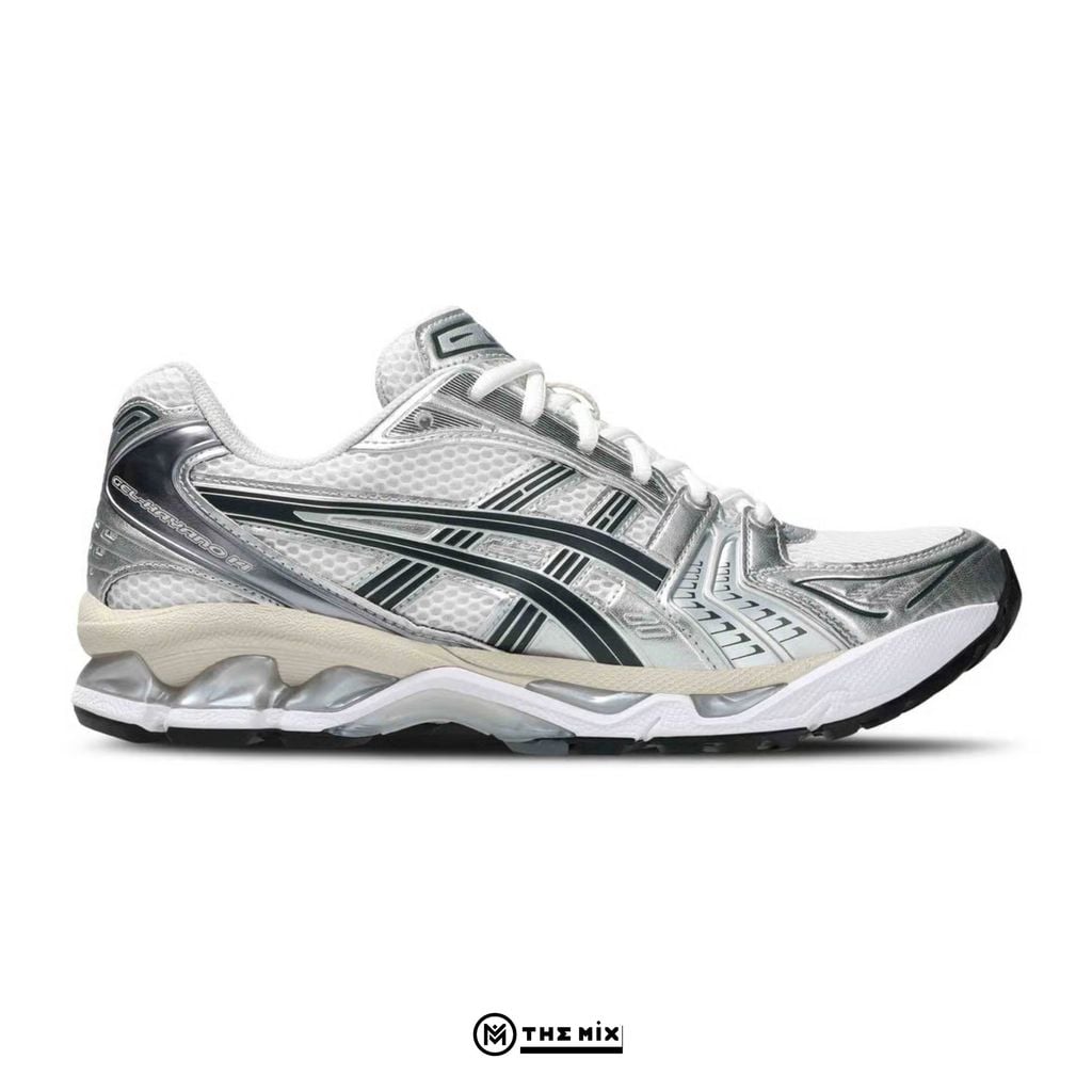 Asics Gel Kayano 14 White & Graphite Grey