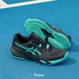Asics Gel Resolution X Black Aurora Green - ảnh 6