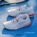 Asics Gel Resolution X Sky Grey Blue - ảnh 8
