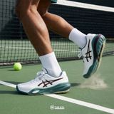 Asics Gel Resolution X White/Dark Aubergine - ảnh 10
