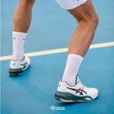 Asics Gel Resolution X White/Dark Aubergine - ảnh 7