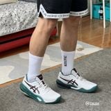 Asics Gel Resolution X White/Dark Aubergine - ảnh 8