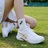 Asics Gel Dedicate 9 White/Champagne - ảnh 4
