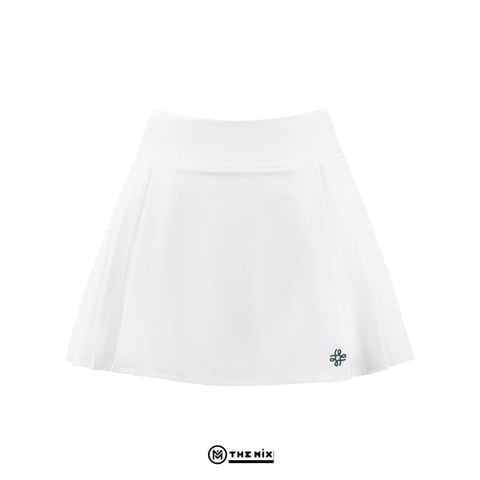 Chân Váy Xếp Ly Noor Skirt - Trắng