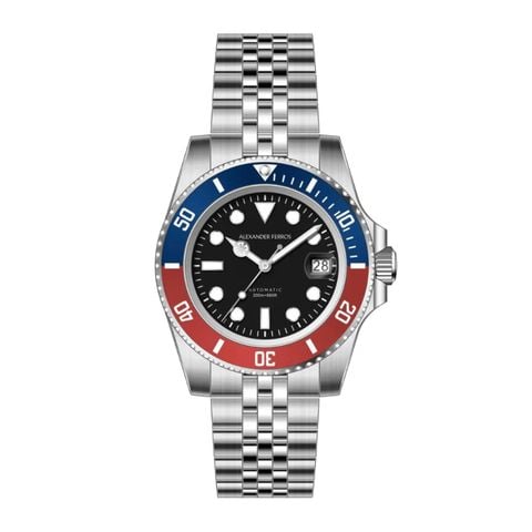 Đồng Hồ 8352S/035 Pepsi Diver's Bezel 30mm - Alexander Ferros