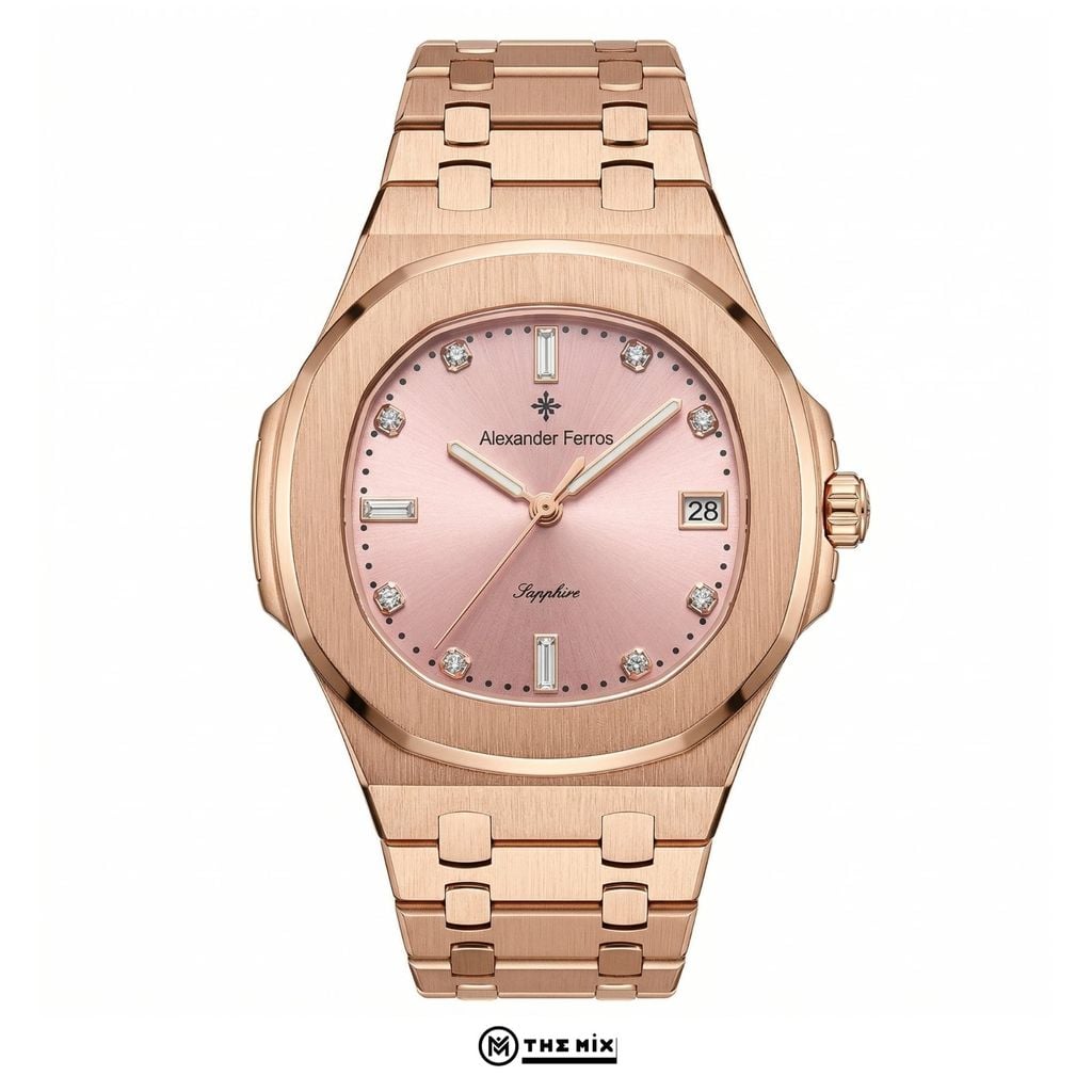 Đồng Hồ AF 6152R/16 - 33mm - Guilloché Flamingo Gold