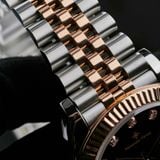 Đồng Hồ AF 8132D/01 - 40mm - Black Sunburst Dial Fluted Silver Gold - ảnh 6