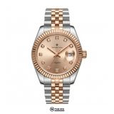 Đồng Hồ AF 8222D/16 - 31mm Light Sunburst Dial Fluted Silver Gold - ảnh 1