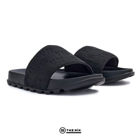 MLB Mounder Monogram Slide NY Đen