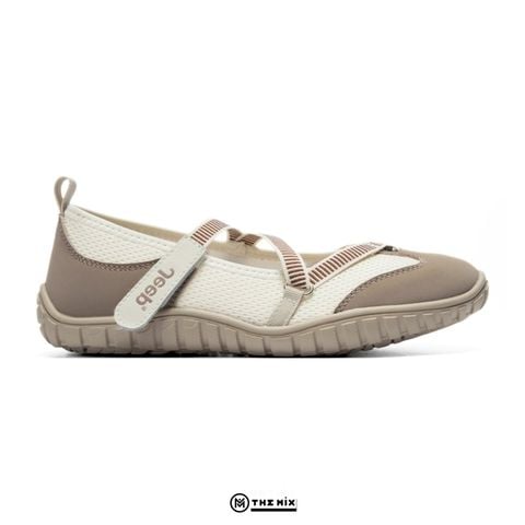 Jeep Mary Jane Outdoor Low Top Begie Cream
