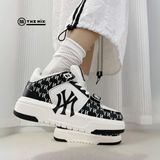 MLB Chuky Liner Mid Monogram Đen - Size 38.5 - ảnh 2