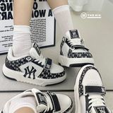 MLB Chuky Liner Mid Monogram Đen - Size 38.5 - ảnh 3