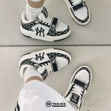 MLB Chuky Liner Mid Monogram Đen - Size 38.5 - ảnh 5