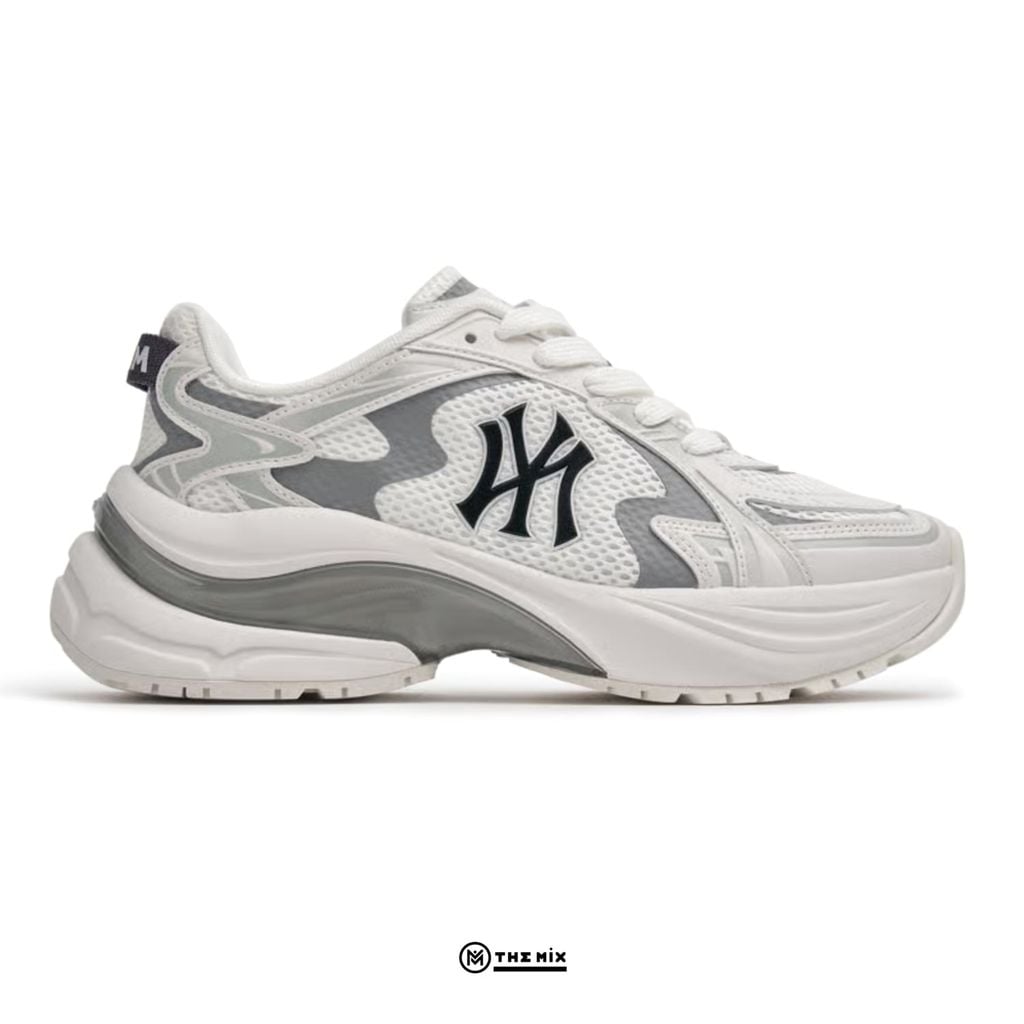 MLB Curve Runner NY Trắng Xám