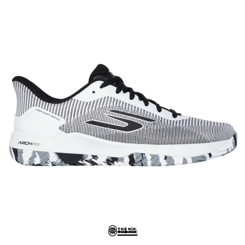 Skechers Viper Court Pro 2.0 Đen Trắng