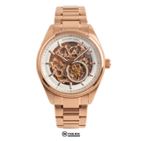 Đồng Hồ AF 9262R-02 - 40mm - White Gold Automatic Skeleton - ảnh 1