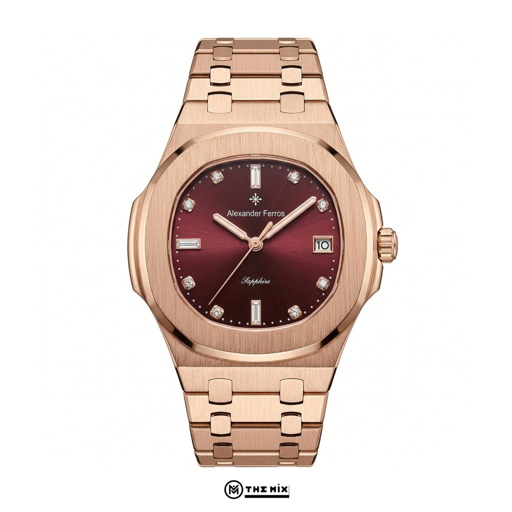 Đồng Hồ AF 6152R/03 - 33mm - Guilloché Stellar Crimson Gold