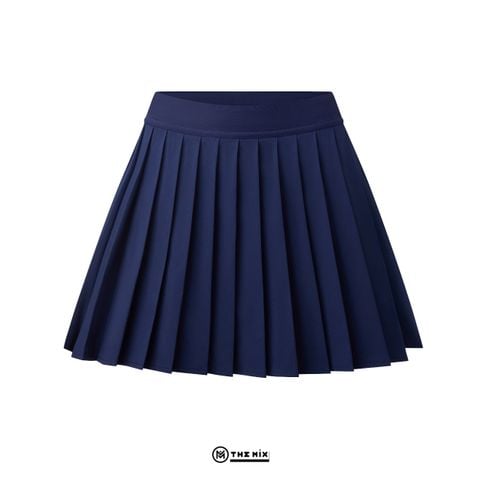 Chân Váy Pleated Skirt Xếp Ly Nhỏ - Xanh Navy