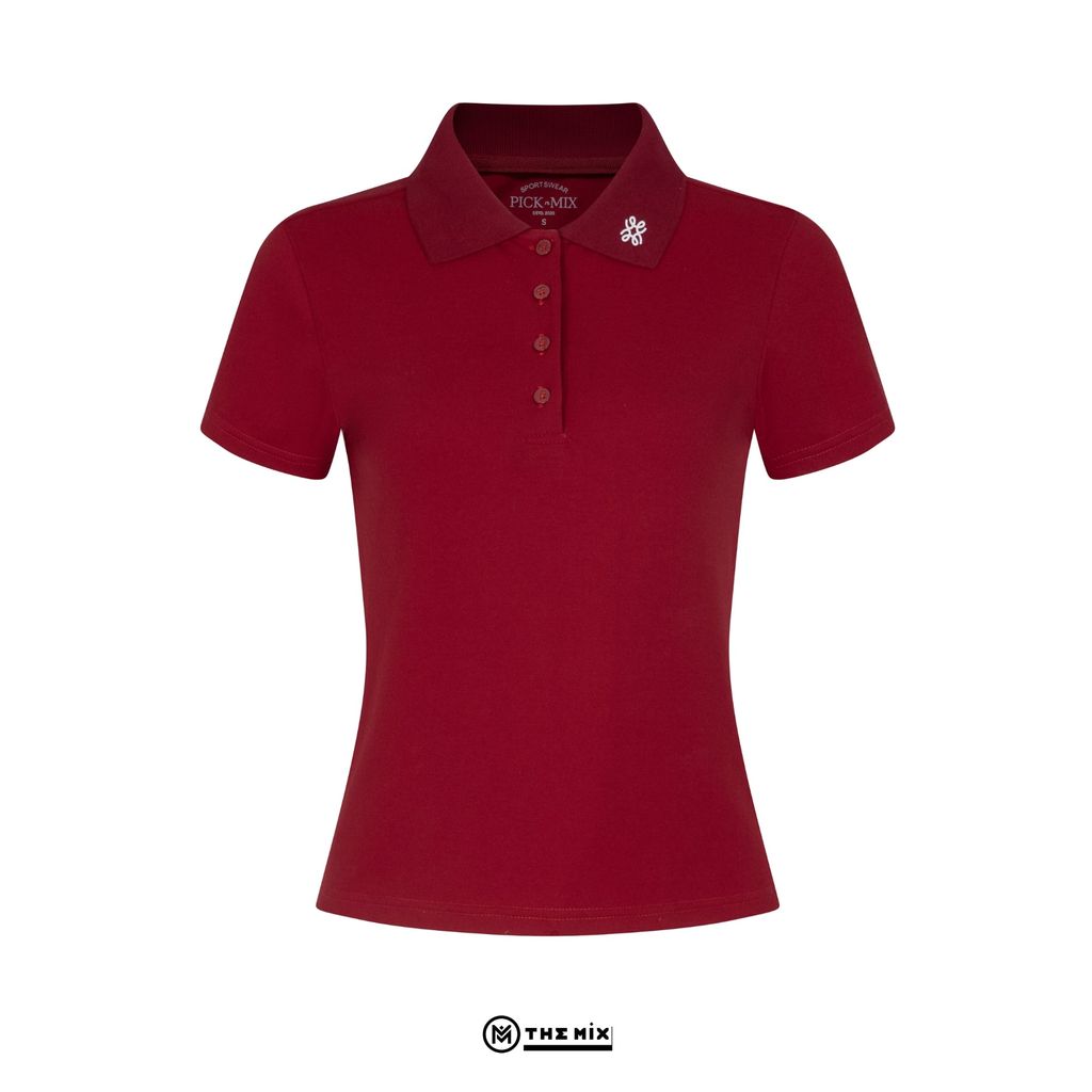 Áo Thể Thao Polo Nữ - Đỏ
