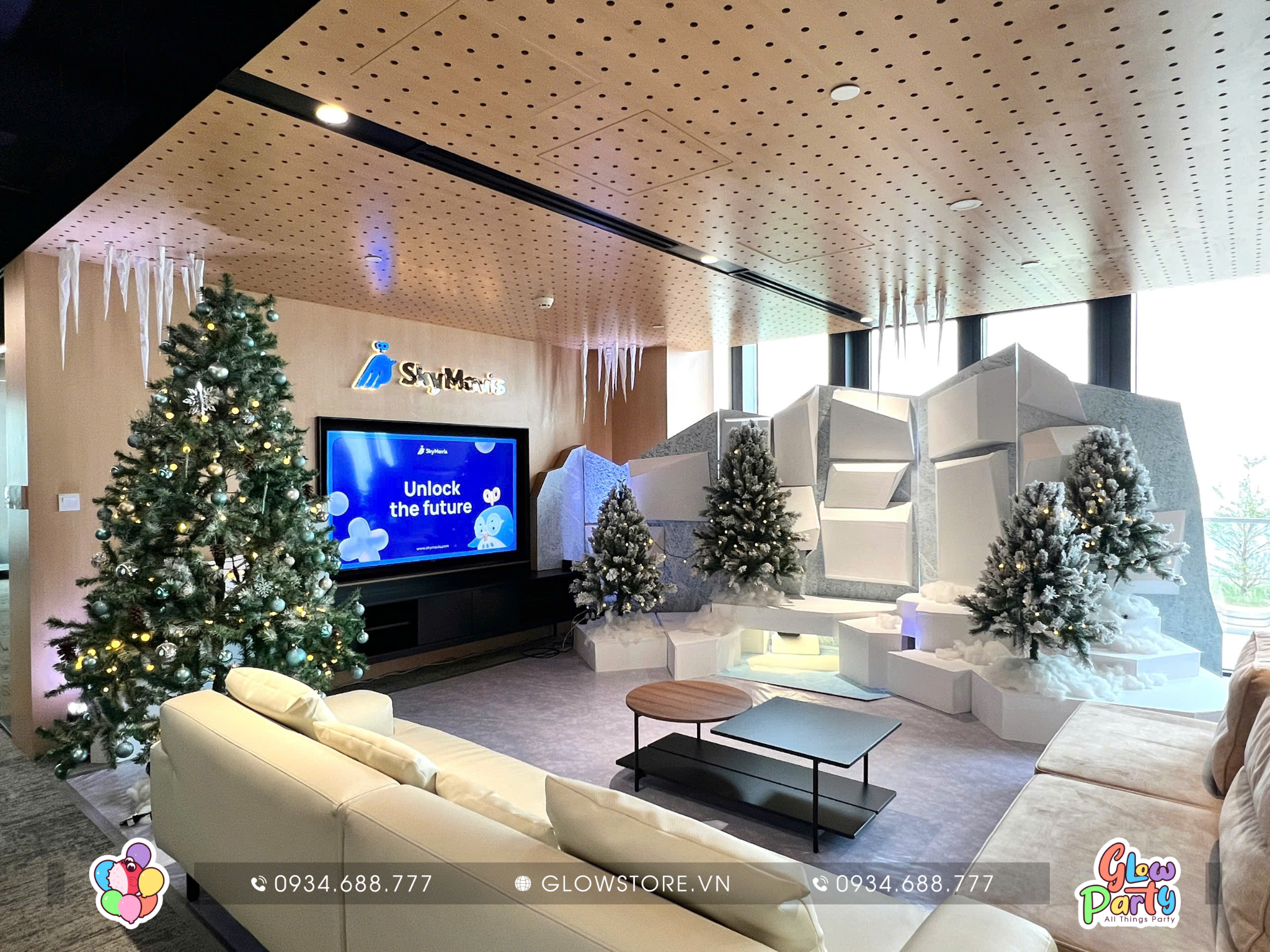 Trang trí trọn gói Background Noel mẫu 495