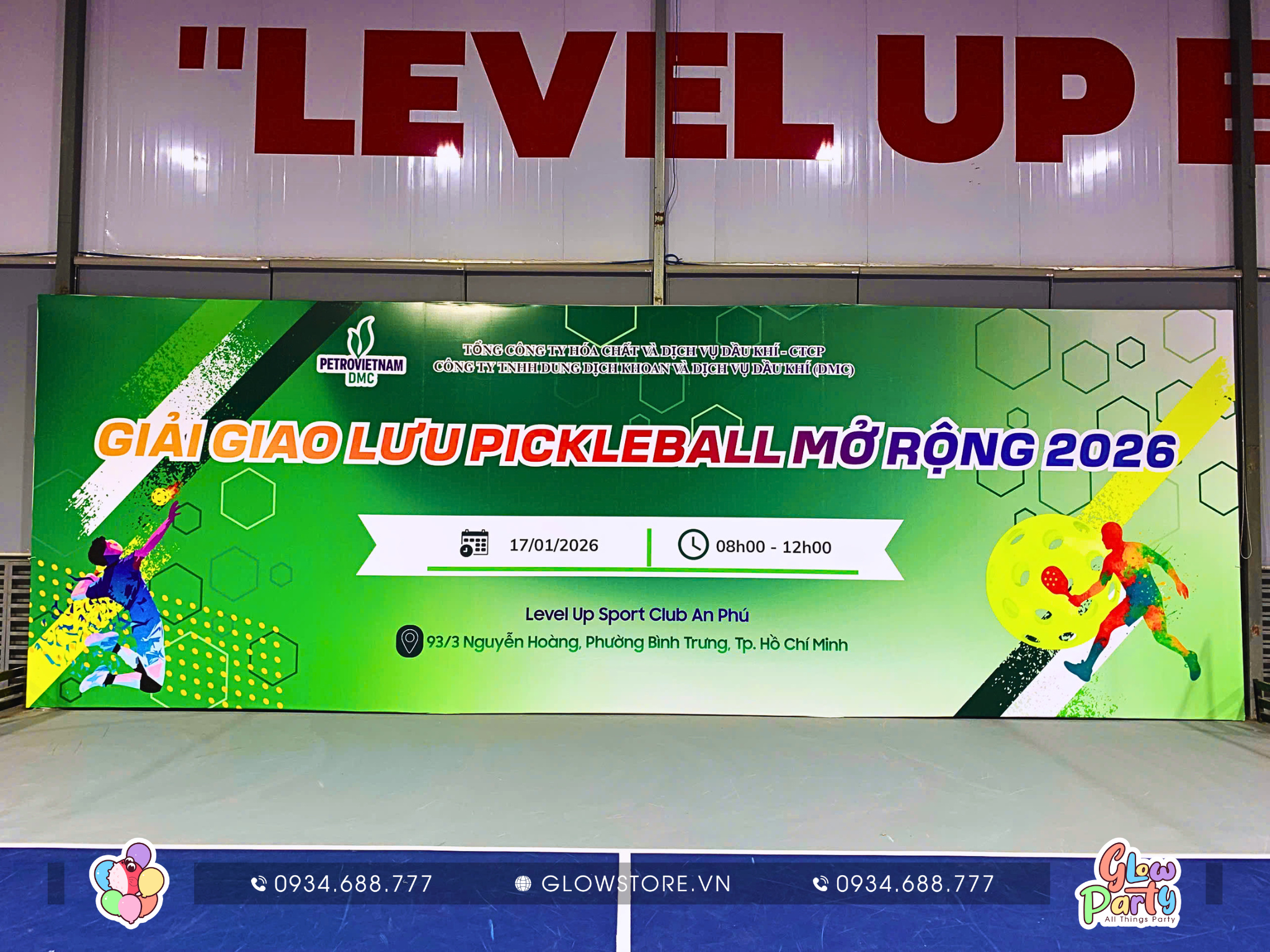 Trang trí trọn gói Background mẫu 574 - Backdrop Hiflex 8m x 3m