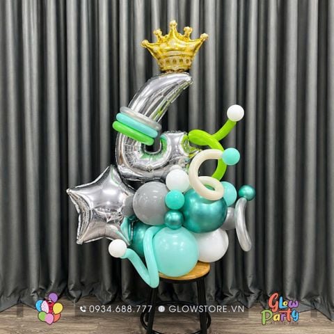  Trụ bóng số tạo hình - Green 